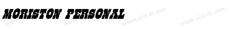 Moriston Personal字体转换
